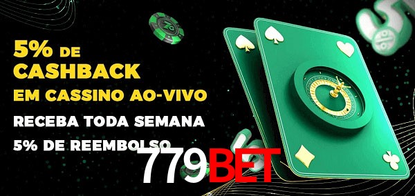 Promoções do cassino ao Vivo 779bet